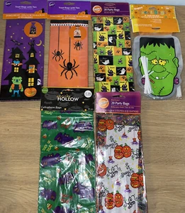 LOTE de 200 - Bolsas de caramelos de plástico vintage de Halloween truco o trato - Imagen 1 de 6