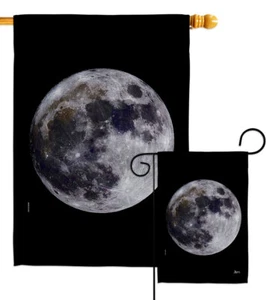 Luna Jardín Bandera Dulce Vida Tierra Decorativa Pequeño Regalo Patio Casa Banner - Imagen 1 de 19