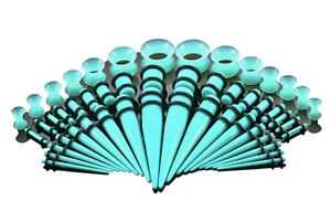 50Pcs/Set Puncture Acrylic Ear Gauge Ear Expansion Stretching Kits Body Piercing - Picture 1 of 18