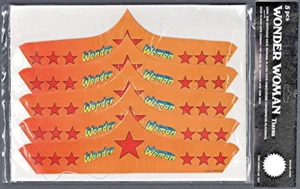 Wonder Woman Tiara Party Hats Crowns for Birthday Party in Cello Pack Vintage - Picture 1 of 1
