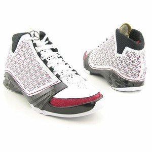 jordan 23 white and red