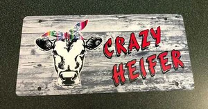 Heifer License plate cow car tag cow license plate - Picture 1 of 4