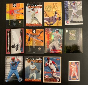 12 Card Insert lot Albert Pujols Adam Dunn Ryan Howard Eric Gagne Etc E3