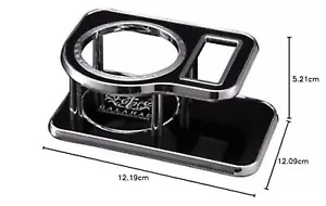 Carmate Drink Holder Table NZ629 Black Plastic JDM VIP Style - Picture 1 of 24