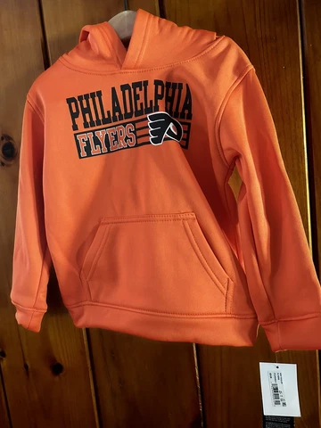 For That Special Future Flyer’s Fan! NWT Philadelphia Flyers 4T Hoodie Orange Cover