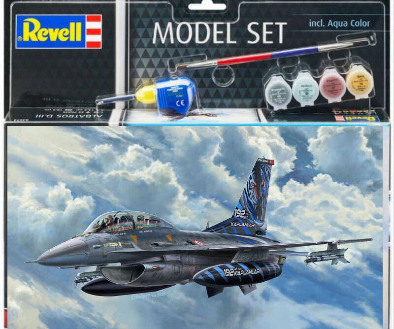 Revell F-16D FIGHTING FALCON MODEL SET KIT 1:72 - Immagine 1 di 1