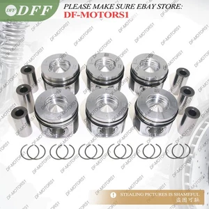 6X Piston Rings Set +0.5 For BMW 330d 535d X5 X6 E90 F10 F30 F15 3.0 Diesel N57 - Picture 1 of 5