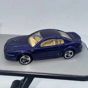 Hot Wheels 1999 Ford Mustang Diecast Car Purple 99 Toy Collectible 2 Door - Picture 1 of 7