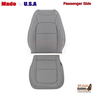 2015-2022 Fits GMC Canyon SLT Leatherette Front Passenger Side Seat Covers Gray - Picture 1 of 14