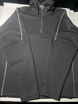 Мужской вафельный пуловер Salomon на молнии 1/4 XL/TG серый для походов - Изображение 1 из 4