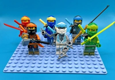 LEGO NINJAGO Core Minifigure Set  - Lloyd  Jay  Kai  Cole  Zane  Nya - Image 1 of 4