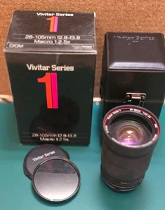 Vivitar Series 1 27-105mm F2.8-f3.8 Macro Zoom Lens, Olympus O/OM Mount. Superb - Picture 1 of 3