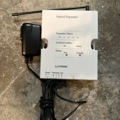 Repetidor híbrido Lutron HQR-REP-120 HomeWorks QS Foto 1 de 2