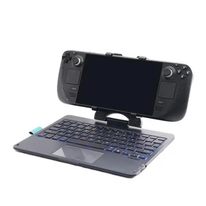 DeckTop - Steam Deck Keyboard and Bluetooth Trackpad Mouse with Multicolor LE... - Picture 1 of 6