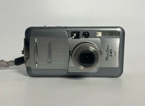 Cámara digital Canon PowerShot S40 4,0 MP probada más cargador memoria de batería - Imagen 1 de 11