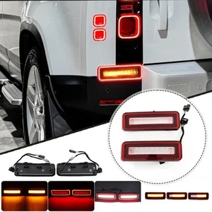 For 2020+ Defender 90 110 Rear LED Bumper Reflector Tail Brake Light Signal Lamp - Picture 1 of 16