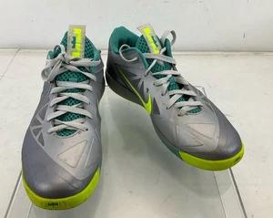 Nike LeBron ST II Metallic Silver Volt Blue Basketball Shoes 11 - Picture 1 of 6