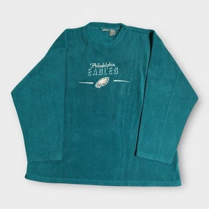 Sudadera Philadelphia Eagles Para Hombre 3XL Vintage Polar Pullover Deletrear Logo - Imagen 1 de 16