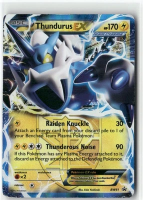 Thundurus EX (Team Plasma) -, Pokémon Black and White Promos Promo, BW81 MP - Image 1 of 2