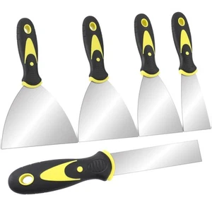 Putty Knife, 5PCS Spackle Knife Set (1, 2, 3, 4, 5 in), Paint Scraper Tool, S... - Picture 1 of 6