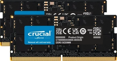 0649528906557 SO DDR5 32GB PC 4800 CL40  KIT  (2x16GB)  Crucial Value 1,1V Cruci - Image 1 of 2