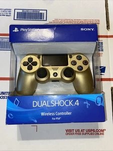 BRAND NEW Gold Sony DualShock 4 Wireless Controller for PlayStation 4 (3001818) - Picture 1 of 4