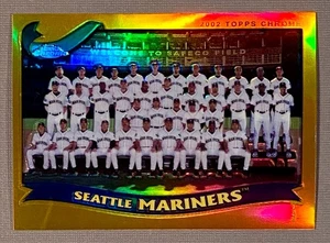 2002 Topps Chrome Gold Refractor Seattle Mariners #666 116 Game Winning Season. - Picture 1 of 2
