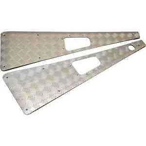 Land Rover Defender LH Aerial Hole Silver Anodised Wing Top Pair WTKIT01-LAH/A - Image 1 of 3