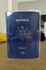 Passport Cover Transparent Protector Travel Clear Holder