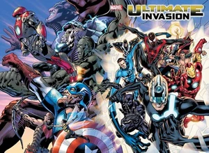 Póster promocional plegable de Ultimate Invasion #1 - Imagen 1 de 1