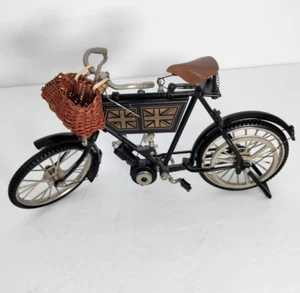 Modell Metall Fahrrad mechanisch Fahrrad Nachbau Retro Deko - komplett montiert - Bild 1 von 16