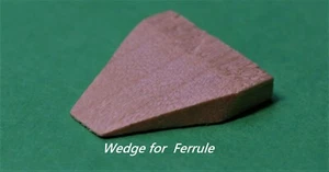 15 pcs Cello Bow Repair Rehair Replace  Maple wood,(for wedge Ferrule) - Picture 1 of 2