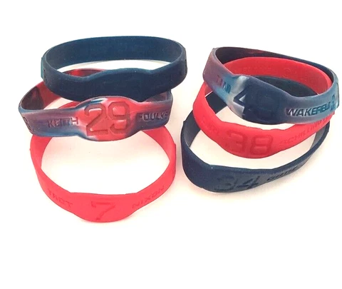 Boston Red Sox Rubber Wristband Set Of Six # 34 David Ortiz  # 38 Carl Schilling Cover
