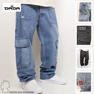 DADA SUPREME Pantalones Vaqueros Cargo Baggy para Hombre con Bolsillos Estilo Wo - Imagen 1 de 15