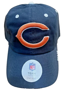 Sombrero ajustable de los Chicago Bears de la NFL - azul marino y naranja talla única para todos - Imagen 1 de 8