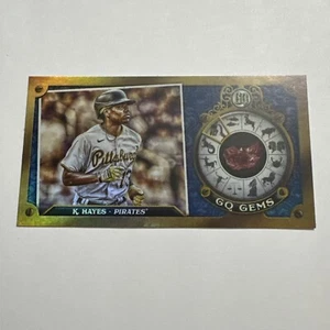 2022 Topps Gypsy Queen Gems #GGM-20 K’Bryan Hayes 051/250 Pirates Mini Card - Picture 1 of 5