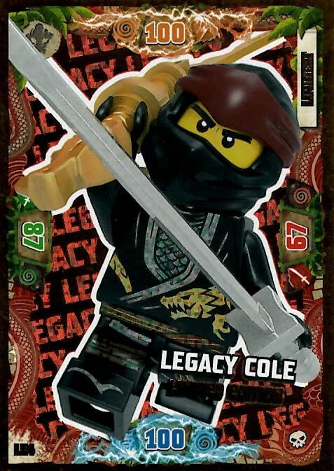 Lego Ninjago Series 6 The Island TCG Limited Edition Card LE4 Legacy Cole - Image 1 of 1