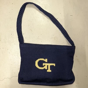 The Sak Original Blue Yellow GT Georgia Tech Purse Handbag Shoulder College - Picture 1 of 9