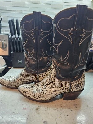Botas de piel de serpiente Nocona vintage Foto 1 de 4