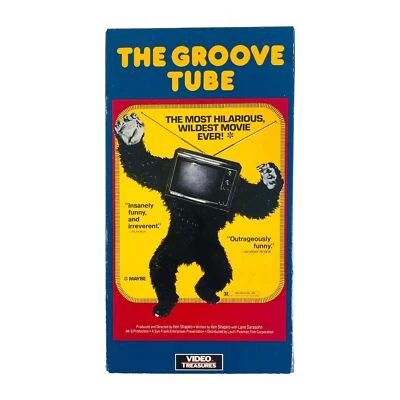 The Groove Tube VHS Movie VTG 1984 Tape Comedy Chevy Chase Curtis Mayfield RARE - Image 1 of 4