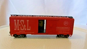 HO Scale Mantua, 40' Box Car, Minneapolis & St. Louis, Red, #52673 Built - Picture 1 of 5