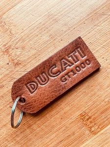 Leder Schlüsselanhänger leather keychain - Ducati GT1000 OG - Picture 1 of 4