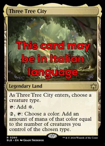 MTG THREE TREE CITY EXC - CITTÀ DEI TRE ALBERI 260 - BLB - MAGIC - Picture 1 of 1