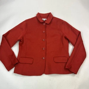 Pendleton Merino Wool Red Blazer Coat Jacket Size Small Vintage - Picture 1 of 9