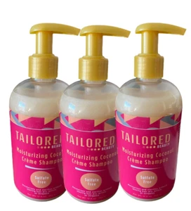 3 x Tailored Beauty feuchtigkeitsspendende Kokoscreme sulfatfreies Shampoo, 12oz - Bild 1 von 2