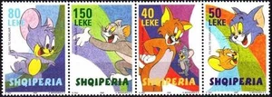 Albania stamps 2005. Animated films - Tom and Jerry. Set MNH - Picture 1 of 1