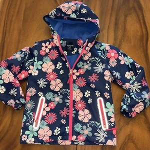 Top & Sky Kids Girls 5-6 120 Rain Jacket Fleece Lined Lt Wt Waterproof - Picture 1 of 8