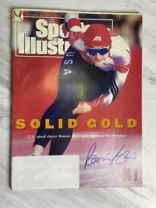 BONNIE BLAIR signed 1992 Sports Illustrated magazine - AUTOGRAPH 2/24/1992 - Picture 1 of 4