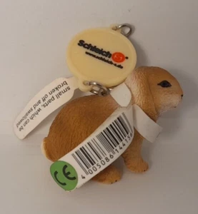 SCHLEICH  14415 CONIGLIO ARIETE DWARF LOP RABBIT  PROMOTIONAL da BARBAPUFFO - Foto 1 di 2