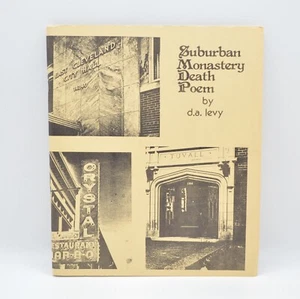 Suburban Monestary Death Poem, d.a. levy, Second Zero Edition, 1976, 2nd Edition - Picture 1 of 11